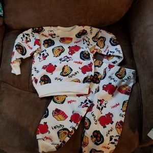 Adorable Farm Animal Sweat pants & Shirt 24 month